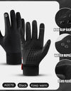 Cycling Gloves Black Autumn Winter Warm Touchscreen Nonslip Bike Gloves Motorcycle Gloves Men Outdoor Sports Running Women