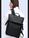 15.6-inch laptop Men's business backpack waterproof multi compartment travel bag Black backpack