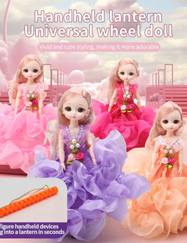Electric Universal Walking Doll With Music And Dance, Wedding Dress Princess With LED Lights And Pleasant Music, Play House Toy,