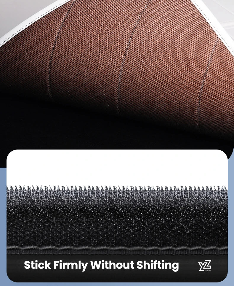 Custom Nappa Leather Trunk Mat Set for Tesla Model Y Juniper 2025 2026 Full Coverage Cargo Liner 7 Piece