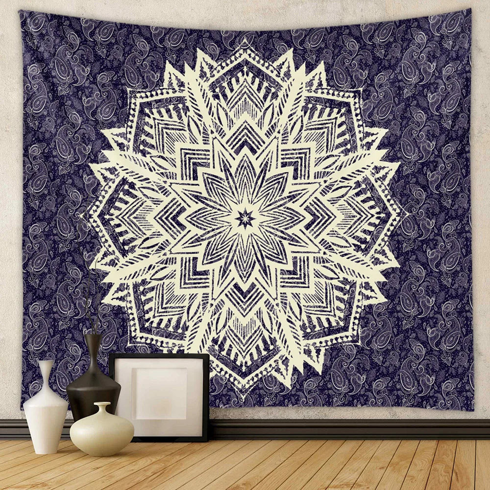 Bohemian Tapestry Room Decor Backdrop Cloth Instagram-Style Hanging Cloth Mandala Tapestry Home Decor