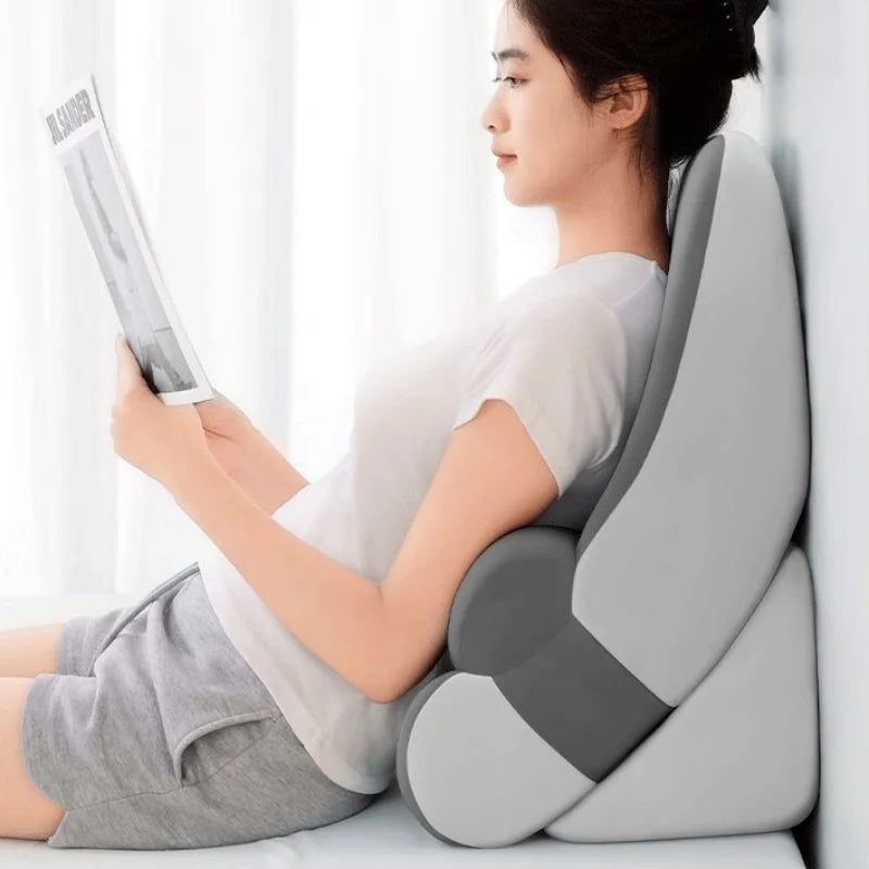 Bed Sleeping Pillow Lie On The Bed Memory Sponge Pillow Cervical Traction Pillows Waist Support Multifunction Back Pillow