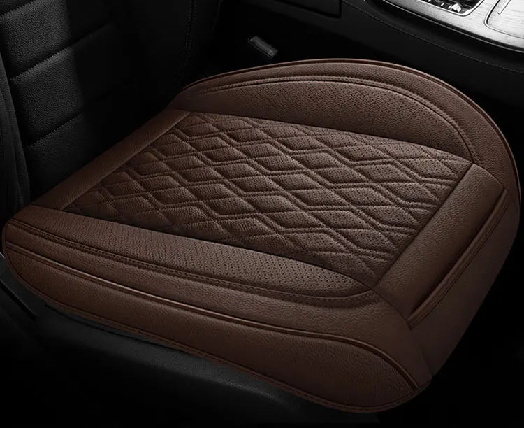 Genuine Leather Car Seat Cover Breathable Hole Car Seat Cushion Universal Auto Seat Mat Pads 3D Convex Design Chair Cushion Mats