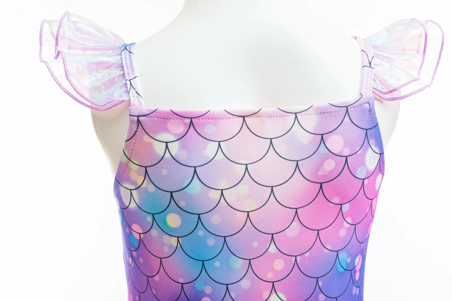 Ariel Mermaid Dress Gown Fashionable Princess Roleplay Costume for Girls