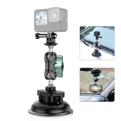 Magic Arm Strong Suction Cup Aluminum Alloy Mount for Gopro DJI and other Sports Action Cameras