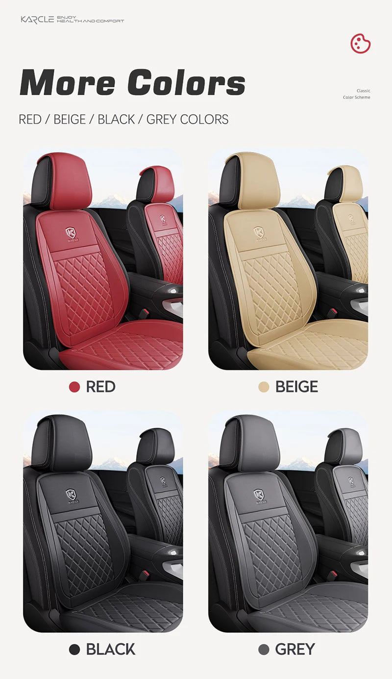 Leather Car Seat Covers Universal PU Cars Seat Cushion Cover Automobiles Seat Protector Waterproof Car Chair Pad Mat