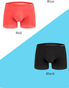3-Pack Ultra-Thin 120S Ice Silk Men’s Breathable Boxer Shorts