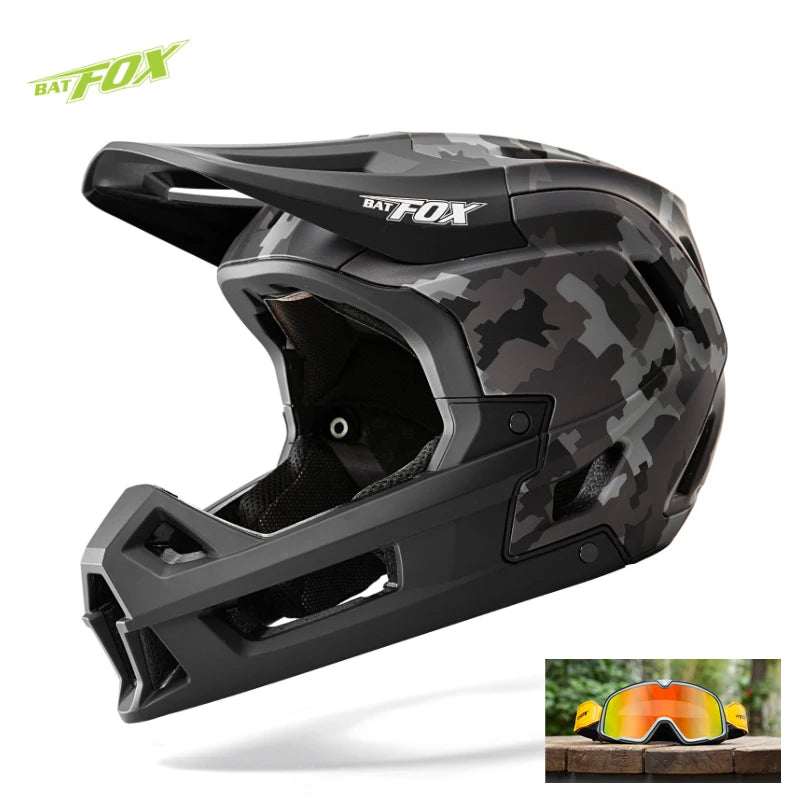 Full Face MTB Cycling Helmet For Downhill And Off Road Riding