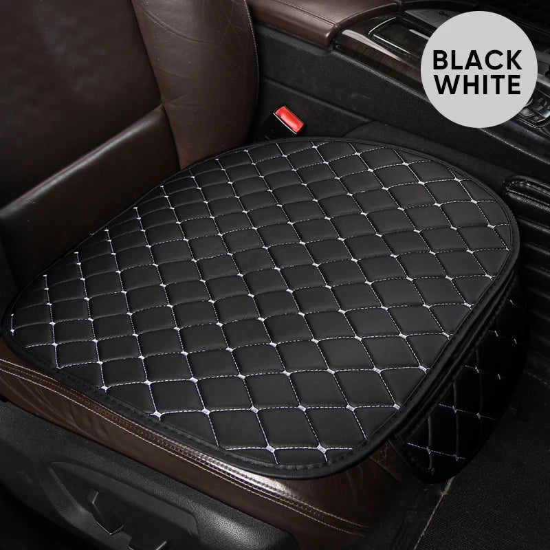 PU Leather Car Seat Cover Seat Back Cushion Minimalism Seat Cushion Universal Wear-resistant and Durable Four Seasons Pad Mat