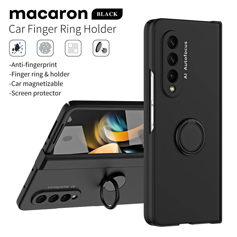 Car Mounted  Bracket Phone Case For Samsung Z Fold 2 3 4 5 Anti Fall All Inclusive Phone Protection Case