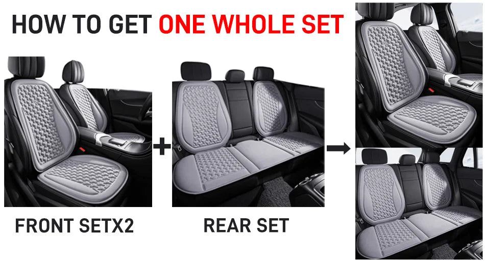 3D Breathable Car Seat Cover Universal Soft Sweatproof Seat Protector