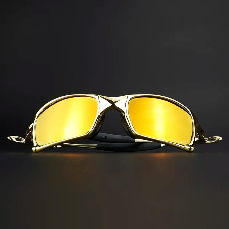 Polarized Metal Cycling Sunglasses UV400 Sports Eyewear