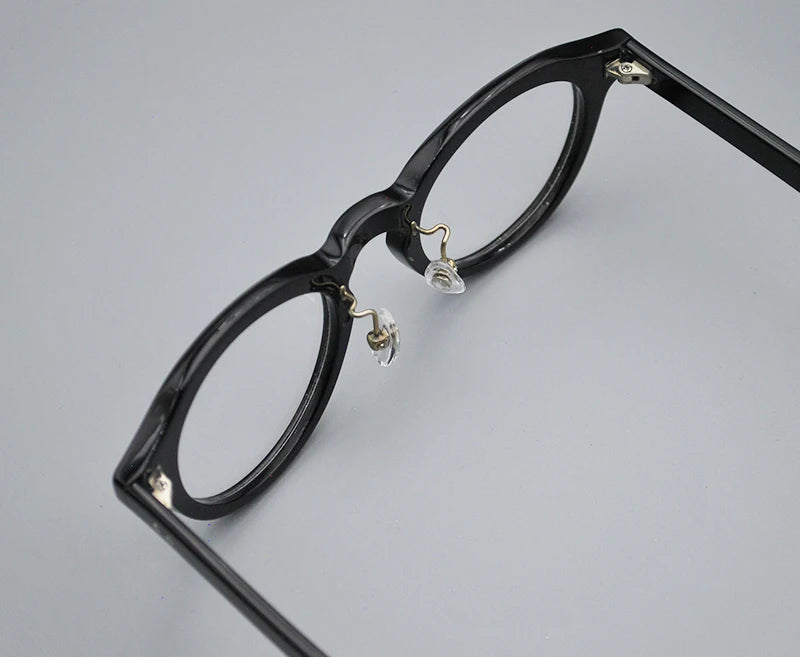 Retro Round Spectacle Luxury Acetate Eyewear Small Size Eyeglasses Optical Prescription Frames