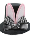 Top Hat Hair Clip Lovely Bunny Ears Hairpin Fancy Dress Headdress for Women Mini Hat Hair Pin for Holiday Carnival Party Favor