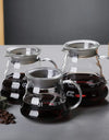300/500/700ml Glass Coffee Pot With Filter Drip Brewing Hot Brewer Cloud Shaped Kettle Coffee Brewer Utensils Clear Teapot