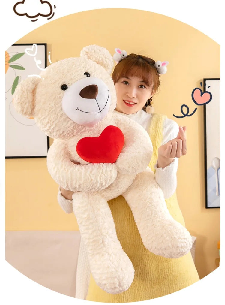 90cm High Quality Teddy Bear Care Bear Kawaii Plush Doll Soft Stuffed Animal Plush Toy Pillow Kids Girls Valentine Birthday Gift