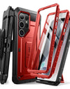 For Samsung Galaxy S25 Ultra Case UB Pro Full-Body Dual Layer Rugged Belt-Clip Phone Case with Built-in Screen Protector