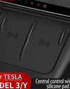 For Tesla Model 3 Highland 2024 Silicone Anti-skid Pad For Tesla Car  2024 Model3 Phone Wireless Charging Pad Car Accessories