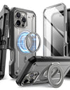 For iPhone 16 Pro Max Case 6.9“ 2024 UB Pro Mag Full Body Rugged Case with Built-in Screen Protector Kickstand Belt-Clip