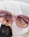 Business Sunglasses Double Beam Sun Glasses Trendy Versatile Glasses Trend Women Decorative Eyewear UV400