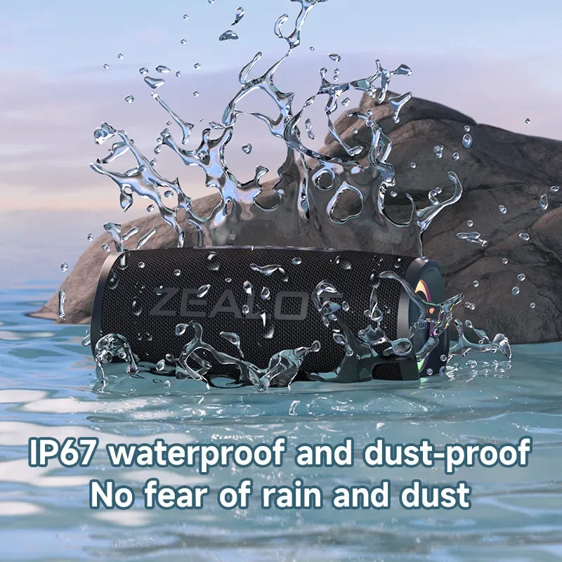 Bluetooth Speaker 40W Output Power Bluetooth Speaker with Excellent Bass Performace IPX6 Waterproof Camping Outdoor
