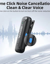 BY-WM3T Wireless Lavalier Lapel Microphone for iPhone Andriod Smartphone DSLR Cameras Live Streaming Youtube Recording Vlog