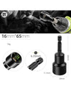 6-19mm Impact-Socket Magnetic Nut Screwdriver Deep Socket Adapter 1/4 Hex Wrench Heads Electric Drill Bit Repairing Hand Tools