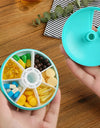 1 PC 4 Colors 7 Days Weekly Tablet Pill Medicine Box Holder Storage Organizer Container Case Pill Box Splitters