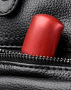 Women Casual Multiple Pockets Tote Bag Lady Large Capacity Shoulder Crossbody Bag Vintage Soft Leather Travel Bag