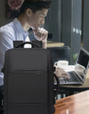 Aesthetic Men Business Backpack School Expandable USB Bag, Large Capacity 17.3 Laptop Waterproof Fashion Travel Backpack
