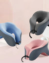 Portable U-shaped Travel Pillow Memory Foam Sleeping Pillows Office Nap Pillow Car Airplane Neck Cushion Ergonomic Head Support