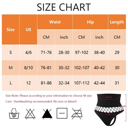 Seamless Thong Shapewear for Women Tummy Control Body Shaper Panties Girdle High Waist Shaping Slimming Underwear