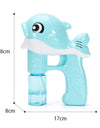 Bubble Gun Electric Automatic Soap Cute Bubbles Machine Kids Portable Outdoor Party Toy LED Light Blower Toys