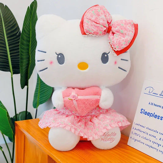 Kawaii Kuromi Melody Kitty Plush Toy 60 cm Soft Stuffed Pillow