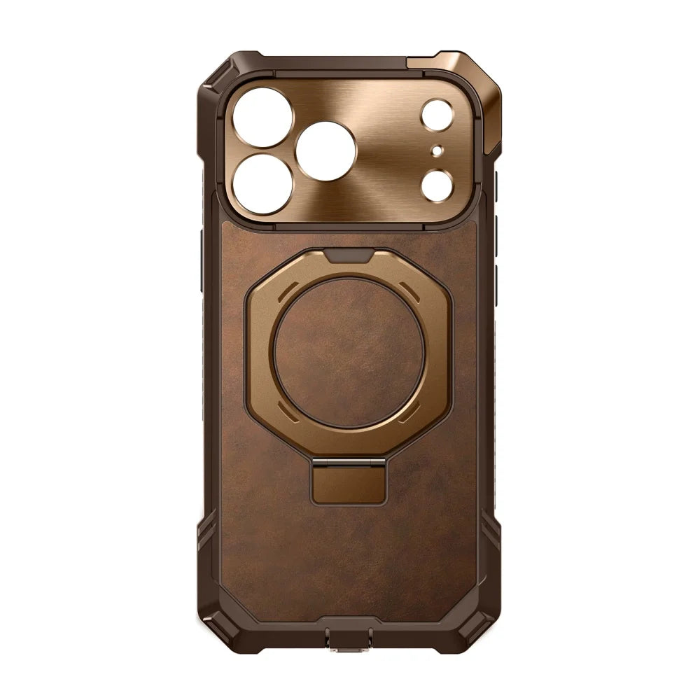 Rugged Magnetic Phone Case with Adjustable Kickstand for iPhone 17 Pro Max and iPhone 18 Pro Max