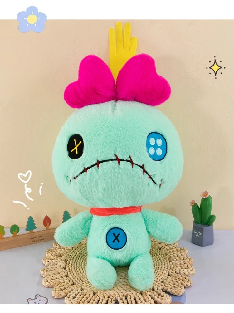 Oversize 100cm Disney Stitch Little Monster Friends Plush Toys Scrump Cartoon Soft Stuffed Dolls Plush Pillow Kids Birthday Gift
