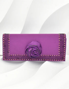 Italian Wedding Matching Shoes and Bags Decorated with Handmade Flowers Diamonds Pointed Toe Women Pumps with Purse