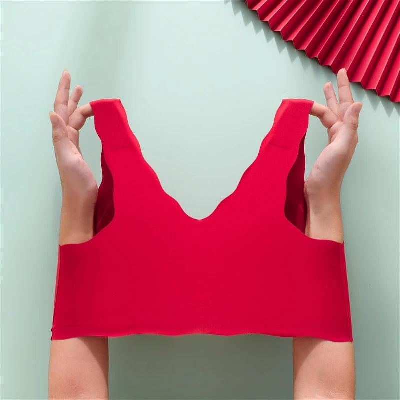 Women’s 2-Piece Seamless Bra & Panties Set – Soft, Wire-Free,