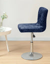 1PC Shiny Velvet Short Bar Chair Covers Stretch Back Bar Stool Covers Small Size Dining Barstool Slipcovers Party Banquet Decor