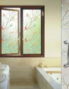 Privacy Window Film Opaque Static Cling Non Adhesive Film Bird Decals Decorative Glass Cover Tint Frosted Stickers for Home