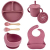 Pink 7PCS Wood Set