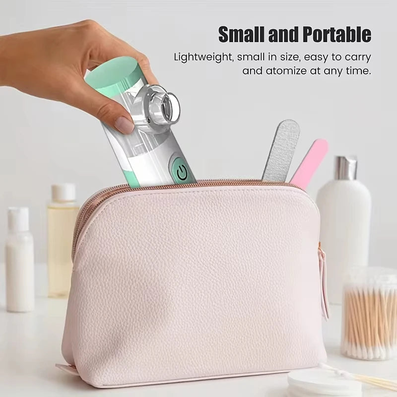 USB Medical Silent Mesh Nebulizer Handheld Asthma Inhaler Atomizer for  Adult Health Care Mini Portable Humidifier