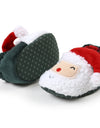 Christmas  Shoes  Winter Snow Boots Cute Cartoon Santa Claus Warm  Walking Shoes Girls Boy Crib Shoes First Walker