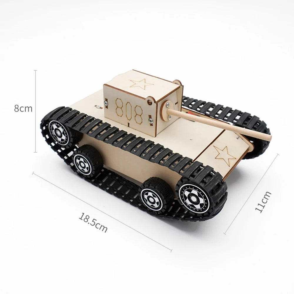 DIY Science Toys Wooden Puzzle Assembled Model Aviation Satellite Fan Solar Energy Science Discovery STEAM Education