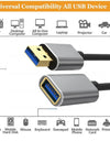 USB Extension Cable USB 3.0 Extender Cable for Keyboard TV PS4 Xbo One SSD USB3.0 to Extender Data Cord Mini USB Extension Cable