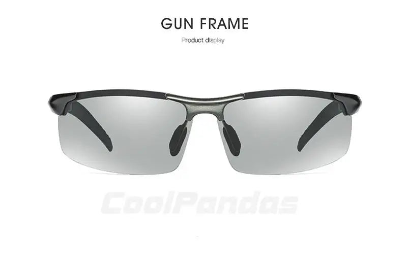 Aluminum Photochromic Polarized UV400 Anti-Glare Driving Sunglasses for Men Women