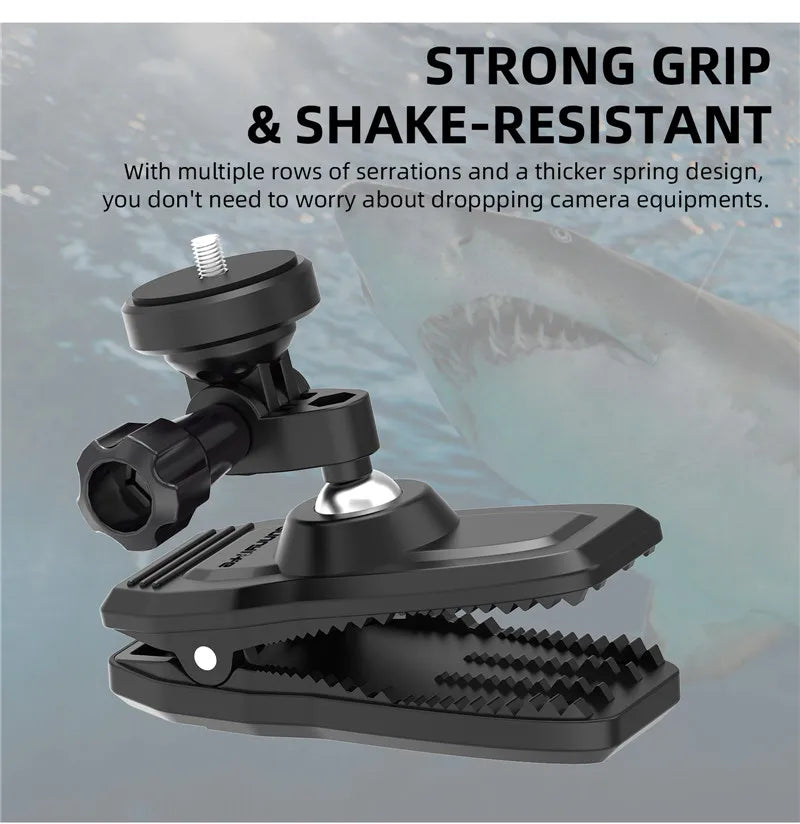 Magnetic Backpack Clip Mount for Action Cameras and Pocket Cameras