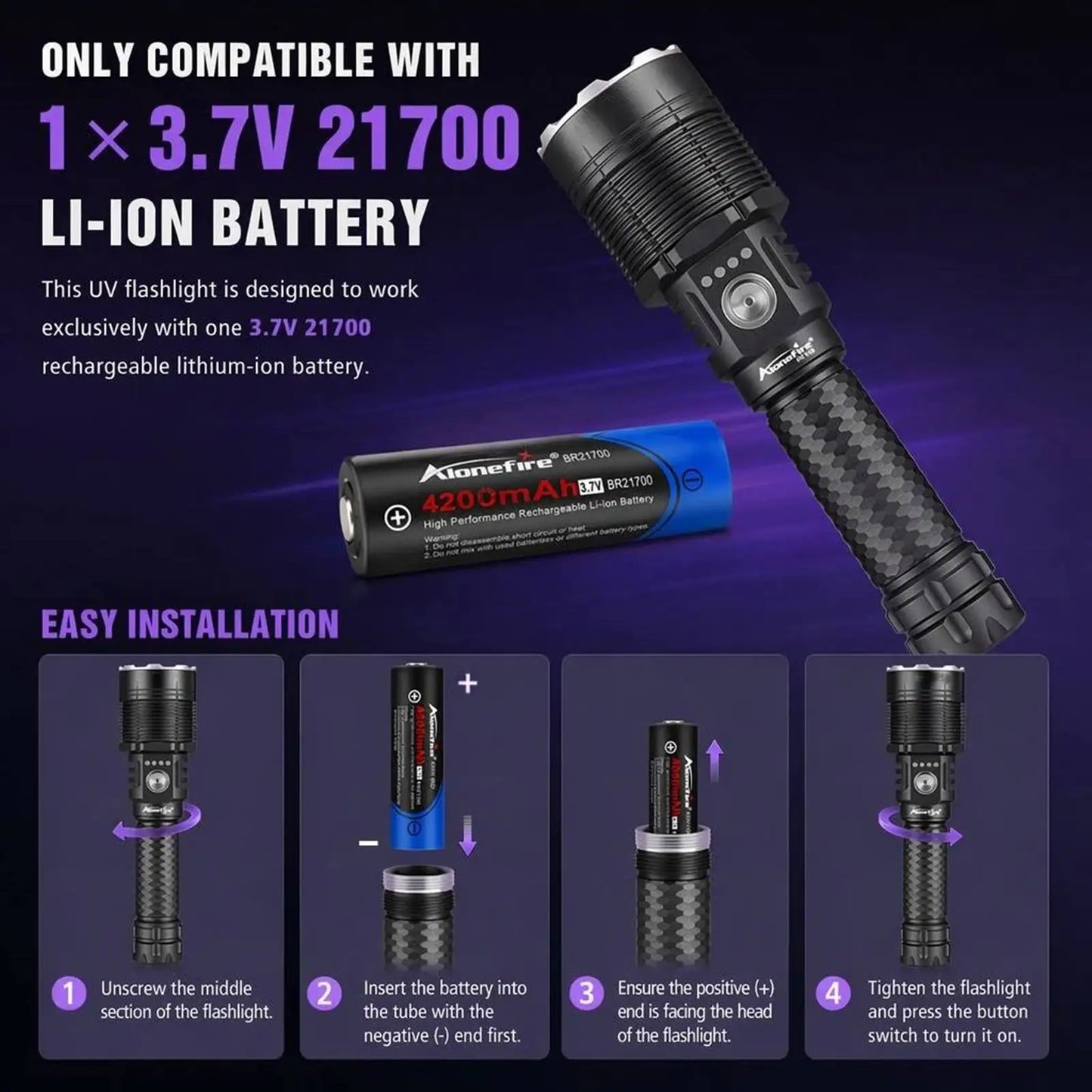 60W High Power Rechargeable LED Flashlight
