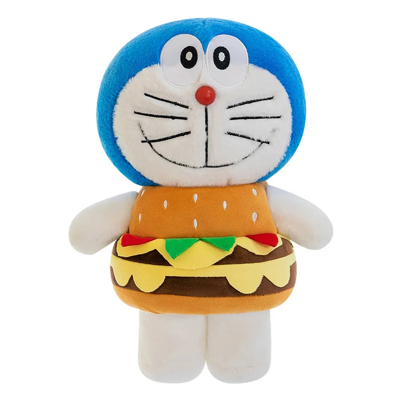 Large Blue Robot Cat Plush Stuffed Doll Toy