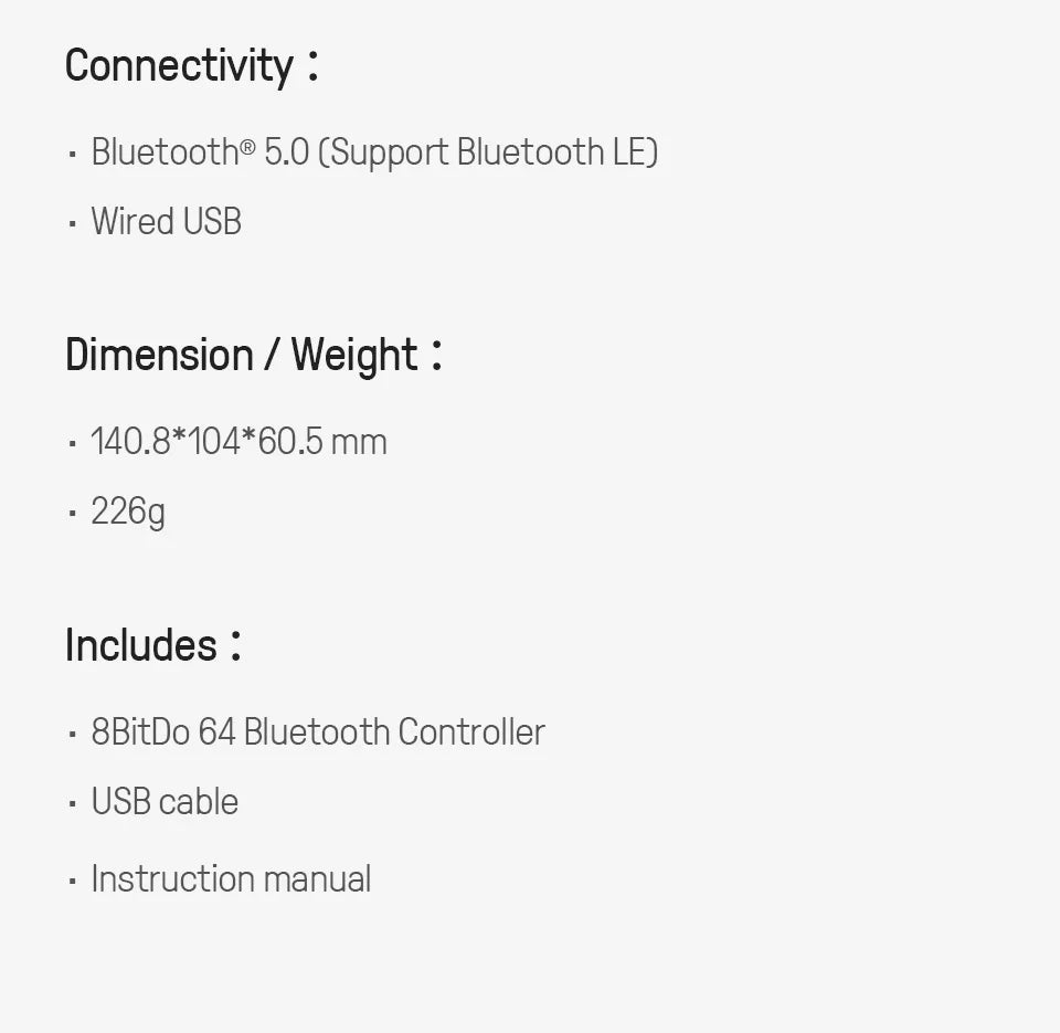 Bluetooth Gaming Controller for Nintendo Switch and Windows
